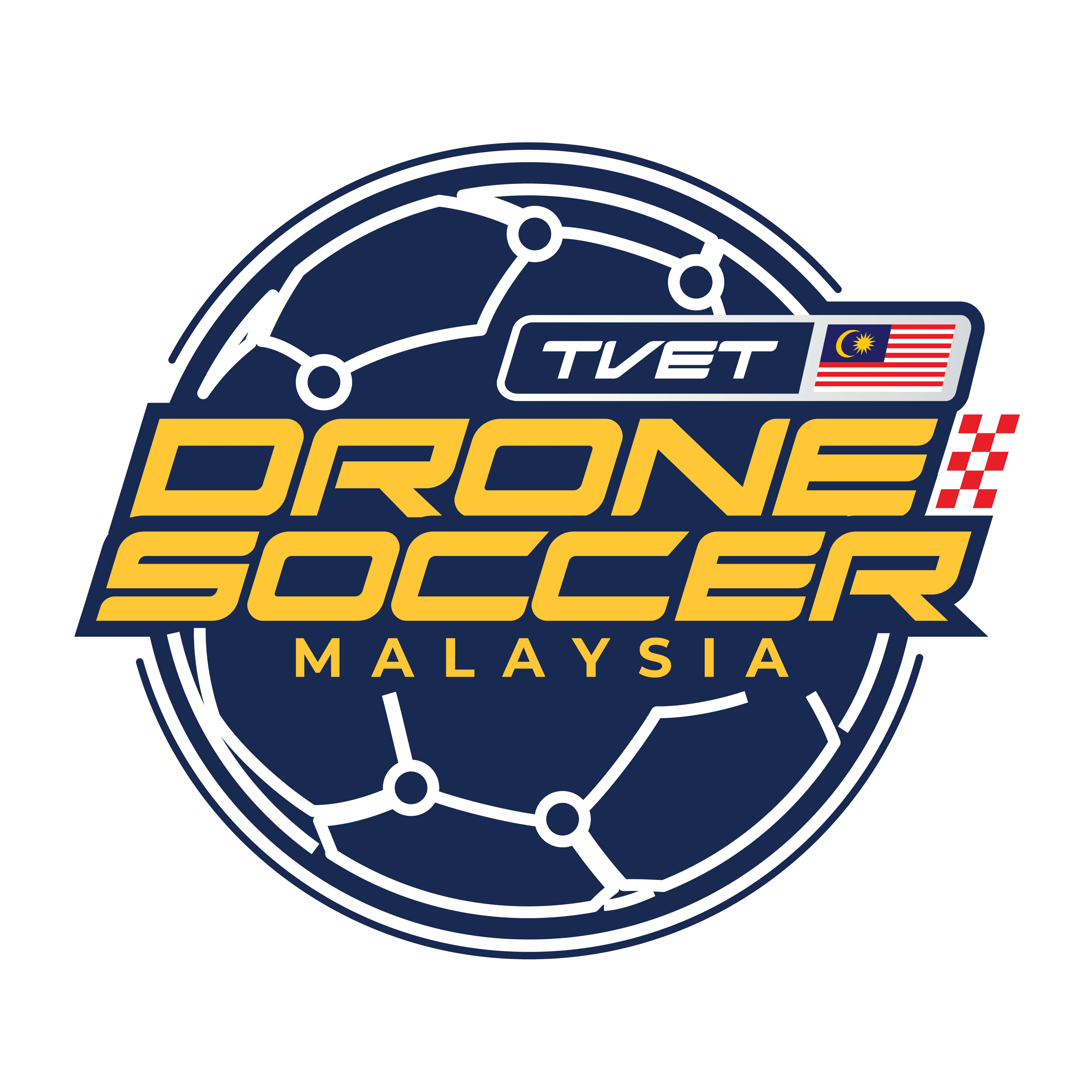 TVET Drone Soccer Logo